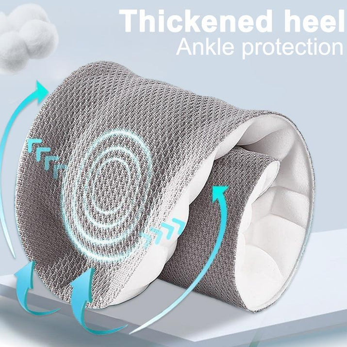 Cloud Insoles for Men and Women - 4D Technology Insole,Sports Shoes Insoles,Keeps Feet Balanced and Upright,One Size Fits Most, Adjustable by Cutting along the Curling Line.- U-Shaped Memory Foam Insoles (Men: US 7-10)